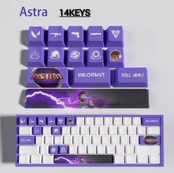 Fan Made - Astra Keycaps – Limited Edition (29/14 Keys)