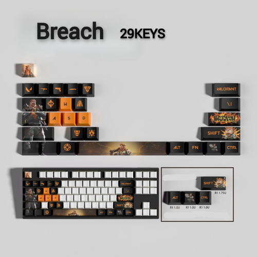 Fan Made - Breach Keycaps – Limited Edition (29/14 Keys)