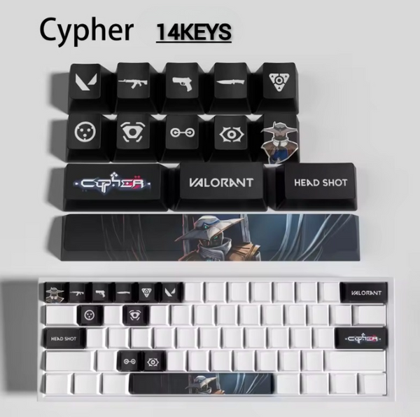 Fan Made - Cypher Keycaps – Limited Edition (29/14 Keys)