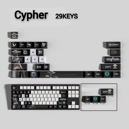 Fan Made - Cypher Keycaps – Limited Edition (29/14 Keys)