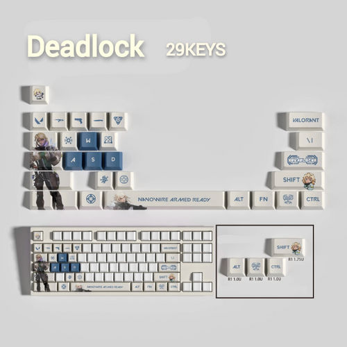 Fan Made - Deadlock Keycaps – Limited Edition (29/14 Keys)