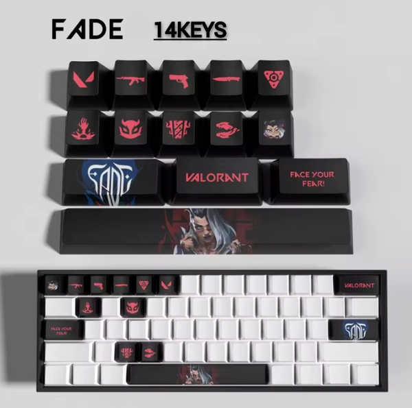 Fan Made - Fade Keycaps – Limited Edition (29/14 Keys)