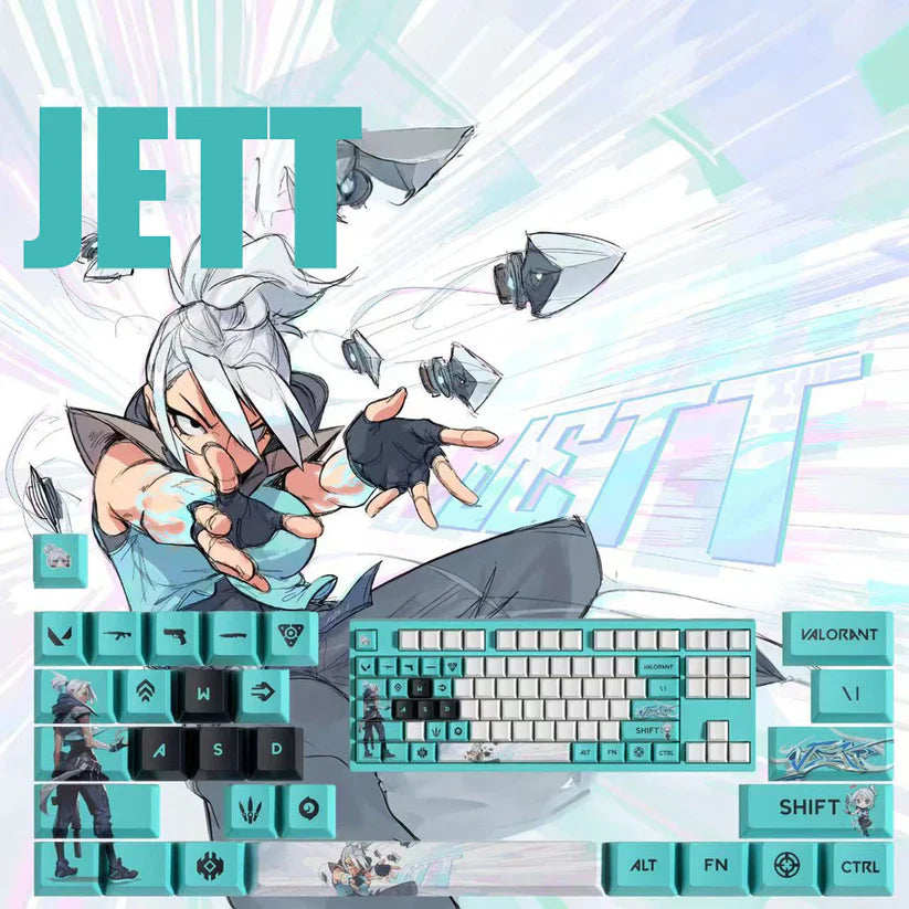 Fan Made - Jett Keycaps – Limited Edition (29/14 Keys)