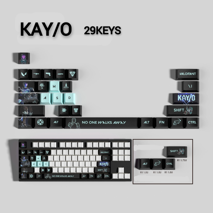 Fan Made - Kay/O Keycaps – Limited Edition (29/14 Keys)