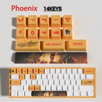 Fan Made - Phoenix Keycaps – Limited Edition (29/14 Keys)