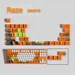 Fan Made - Raze Keycaps – Limited Edition (29/14 Keys)