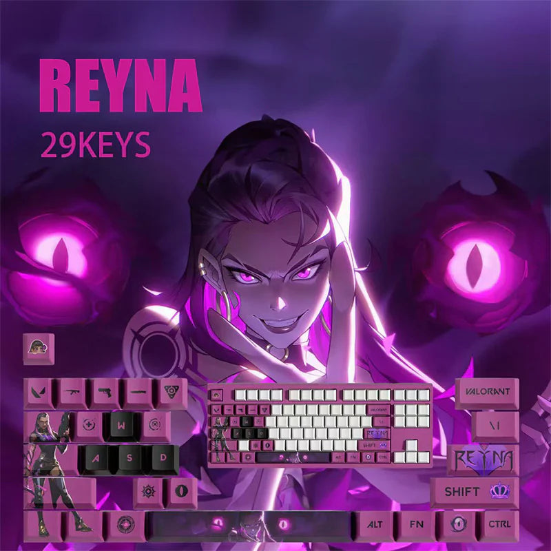 Fan Made - Reyna Keycaps – Limited Edition (29/14 Keys)