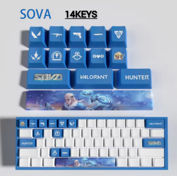 Fan Made - Sova Keycaps – Limited Edition (29/14 Keys)