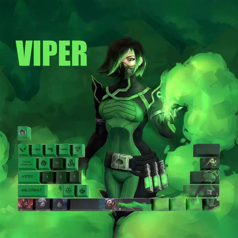 Fan Made - Viper Keycaps – Limited Edition (29/14 Keys)