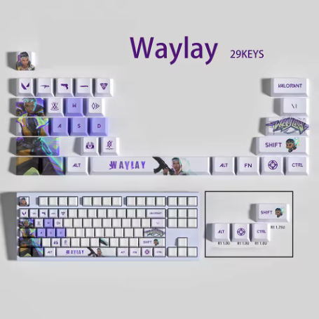 Fan Made - Waylay Keycaps – Limited Edition (29/14 Keys)