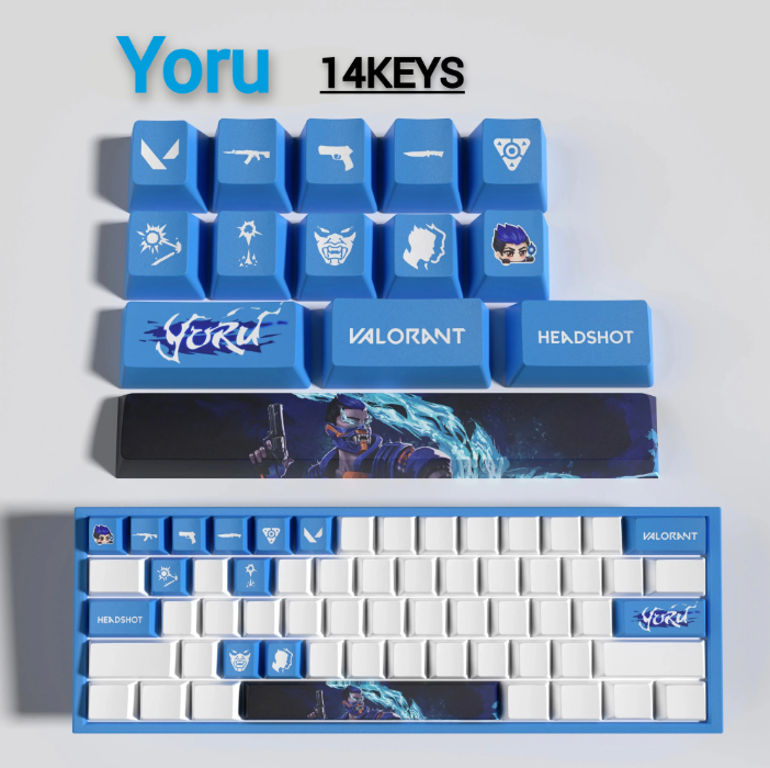 Fan Made - Yoru Keycaps – Limited Edition (29/14 Keys)